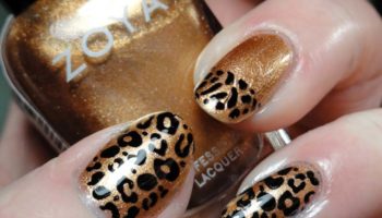 Как сделать леопардовый рисунок на ногтях