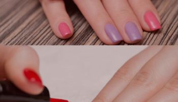 Как красиво накрасить ногти обычным лаком